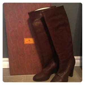 Etro calf leather boots 👢